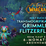 WoW: Grimmlingflitzerflügel – Transmogset für 6 Monate Spielzeit oder 20 Euro im Blizzardshop